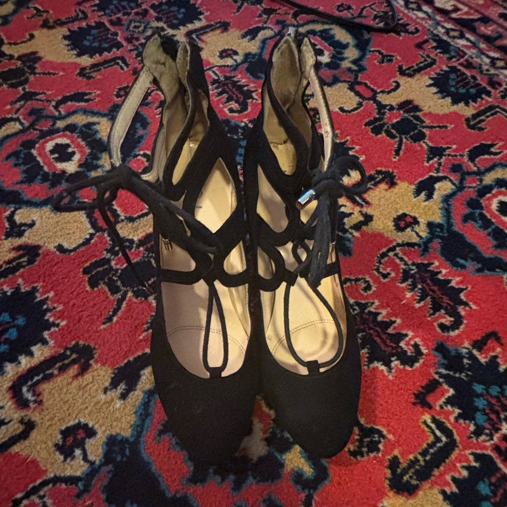 Black heels
